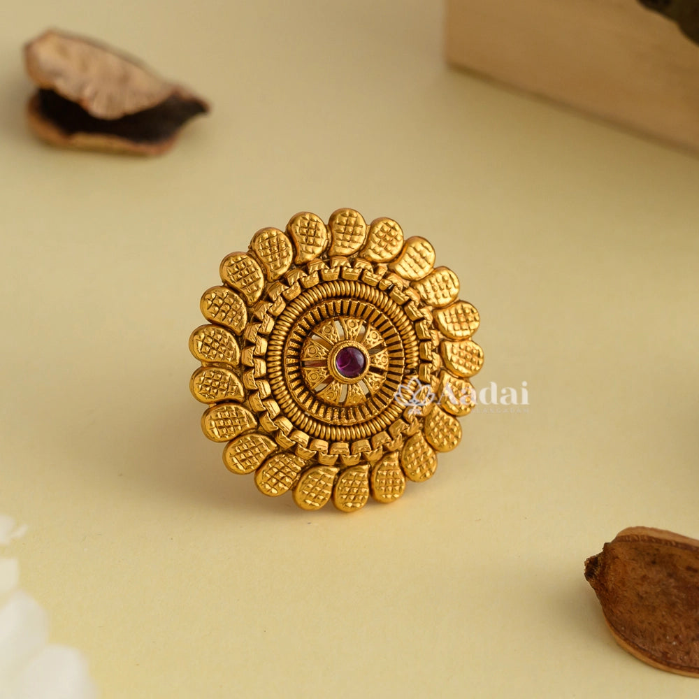 Floral Big Ring