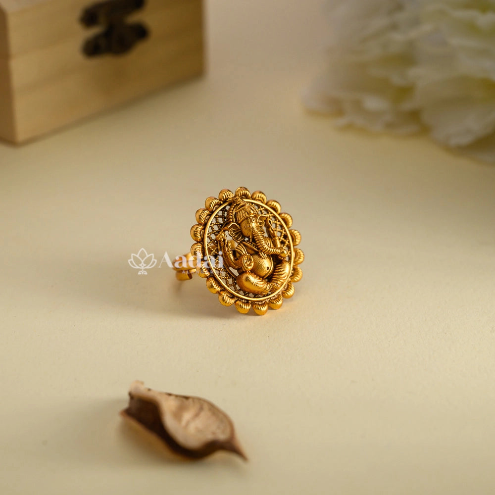 Ganesha Finger Ring