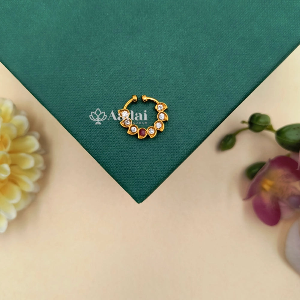 Petals Nose Pin - Multi