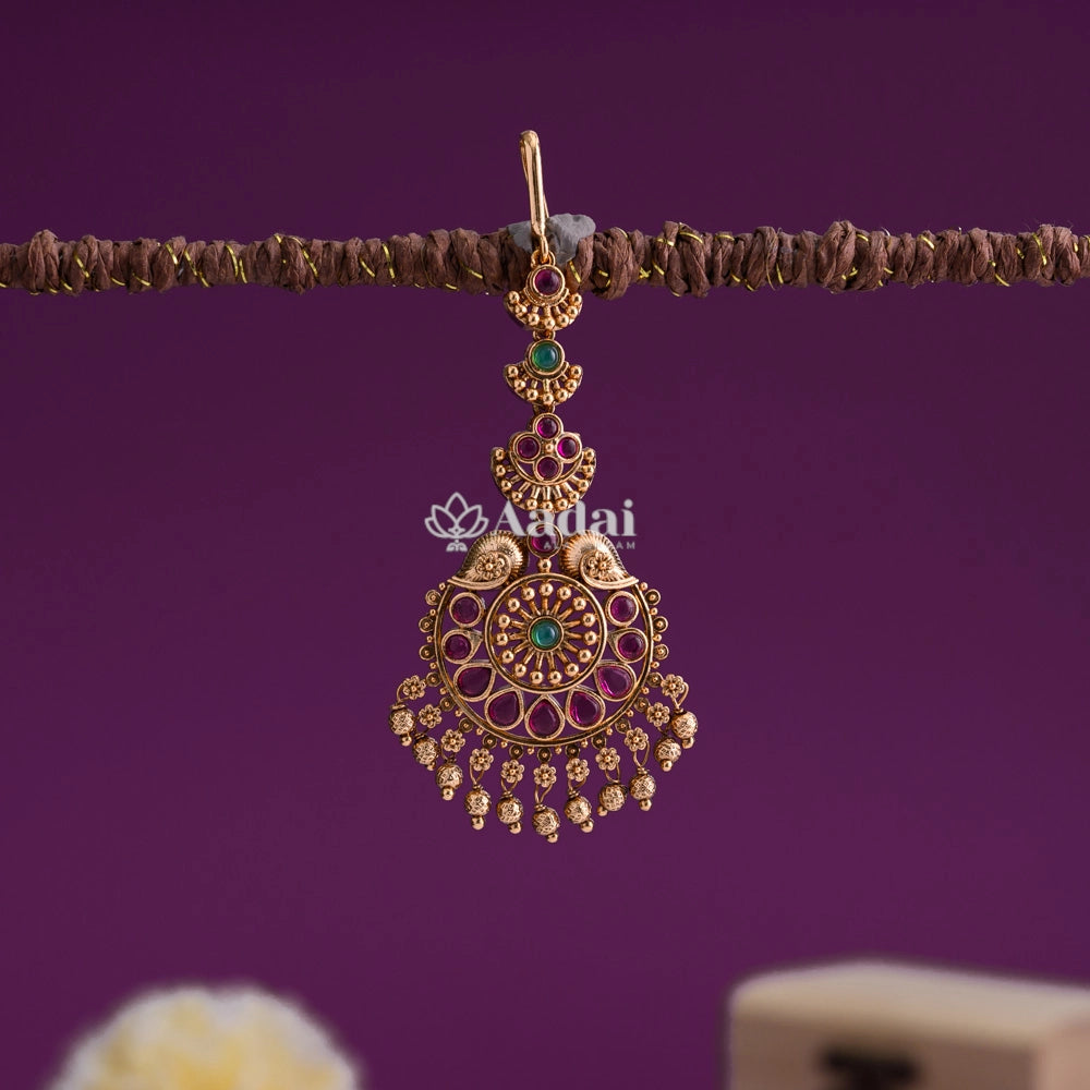 Floral Kemp Antique Tikka