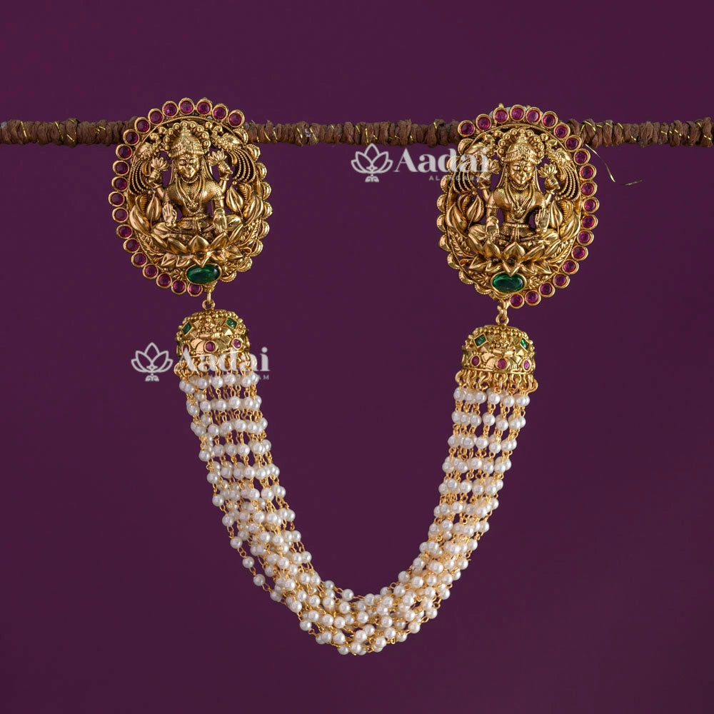 Unique Lakshmi Pendant Hair Billai