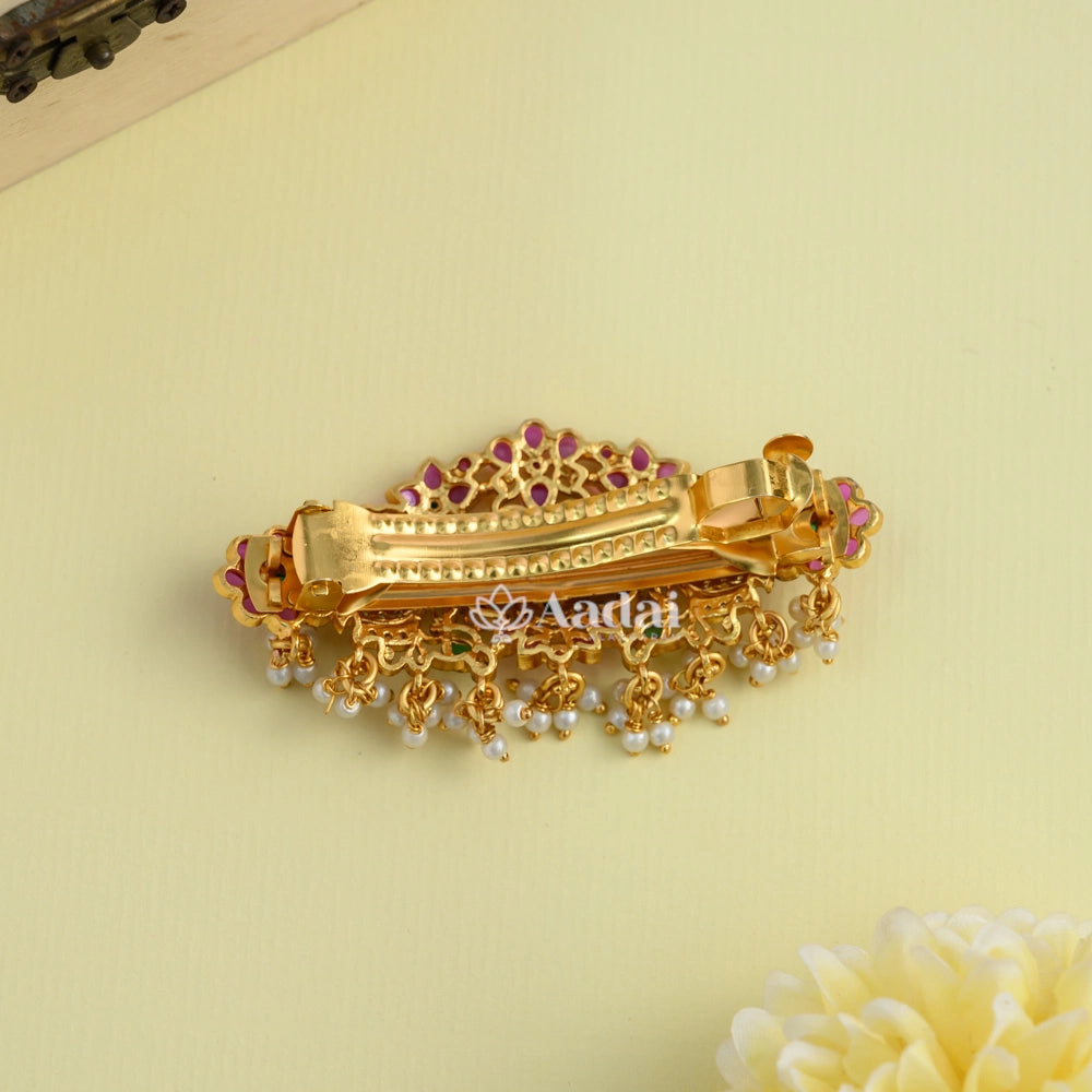 Peacock Kemp Hair Clip