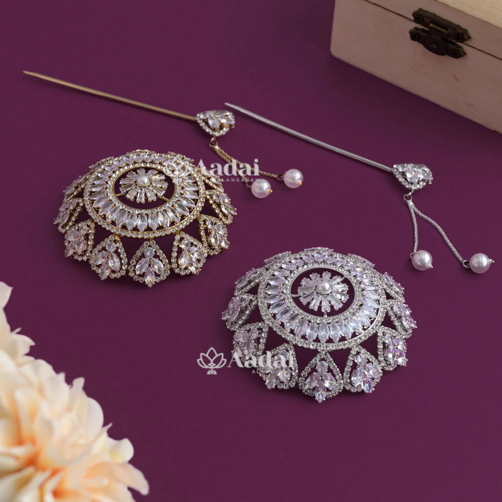 Stunning Glittery Hair Bun Cage Small