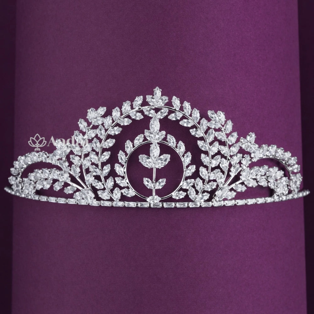 Fulgurating Royal Wedding Tiara - Rhodium