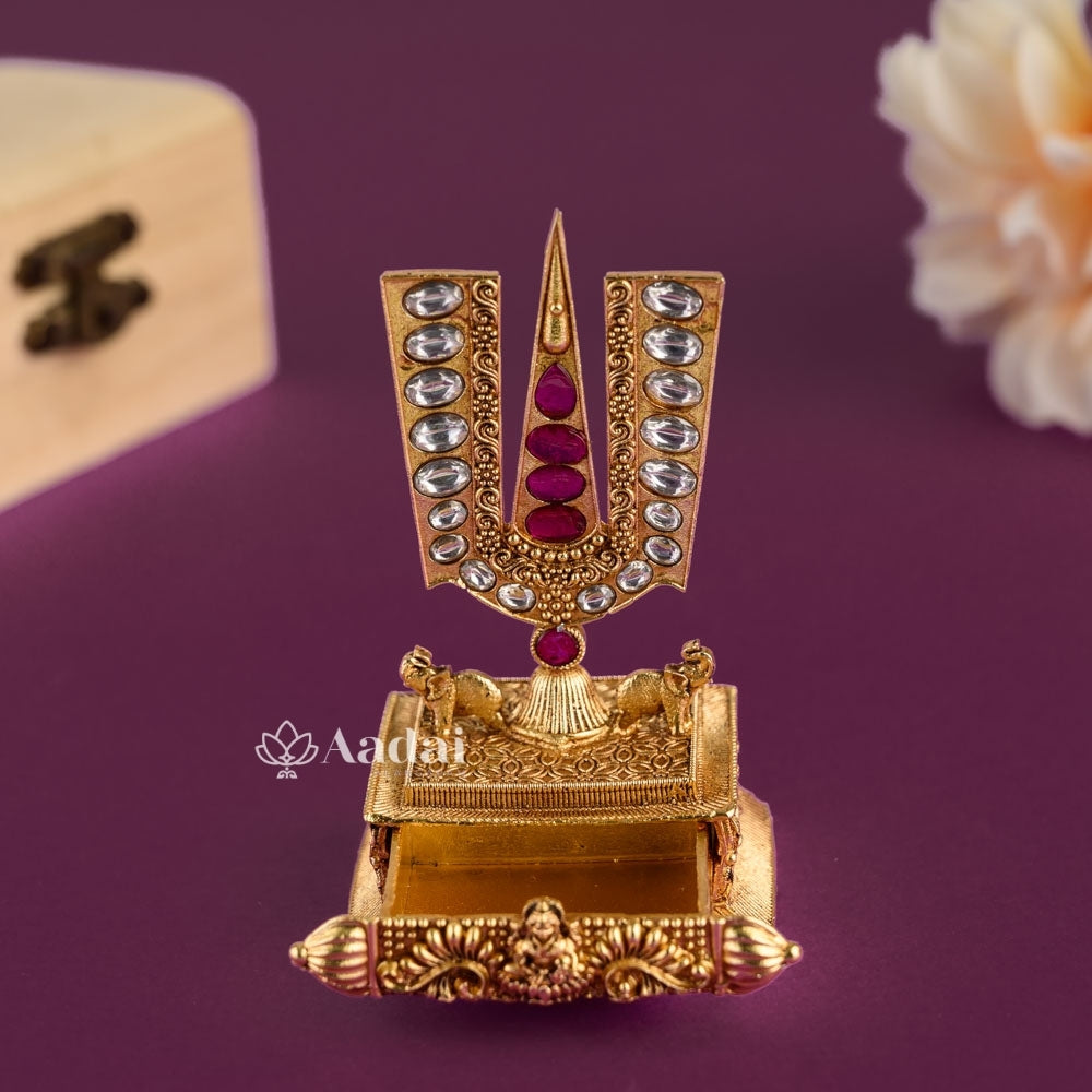 Tirupati Balaji Namam Kumkum Box