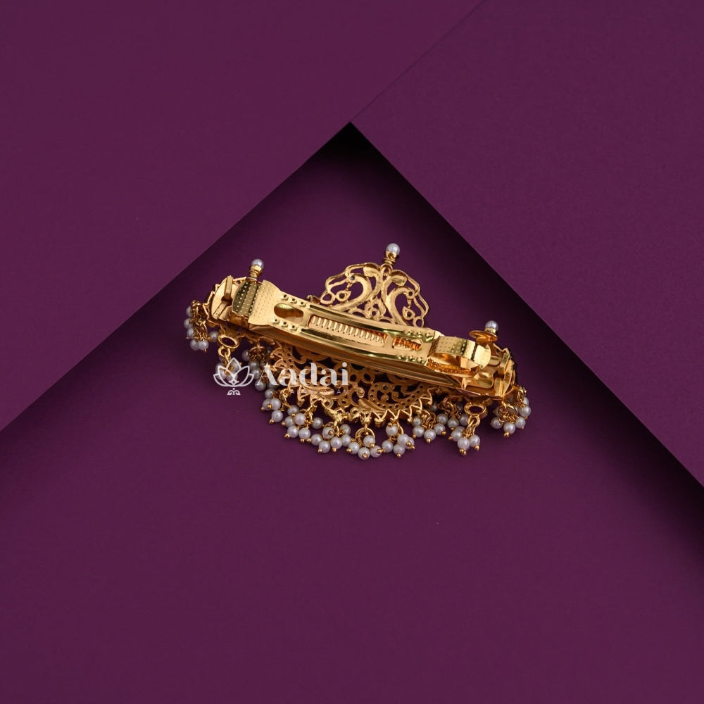 Frosty Verdant Hair Clip