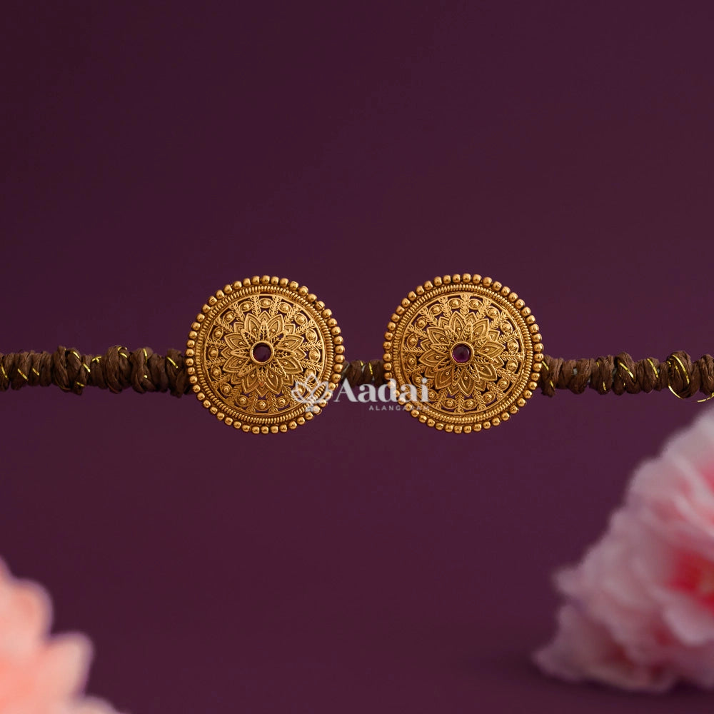 Floral Antique Stud