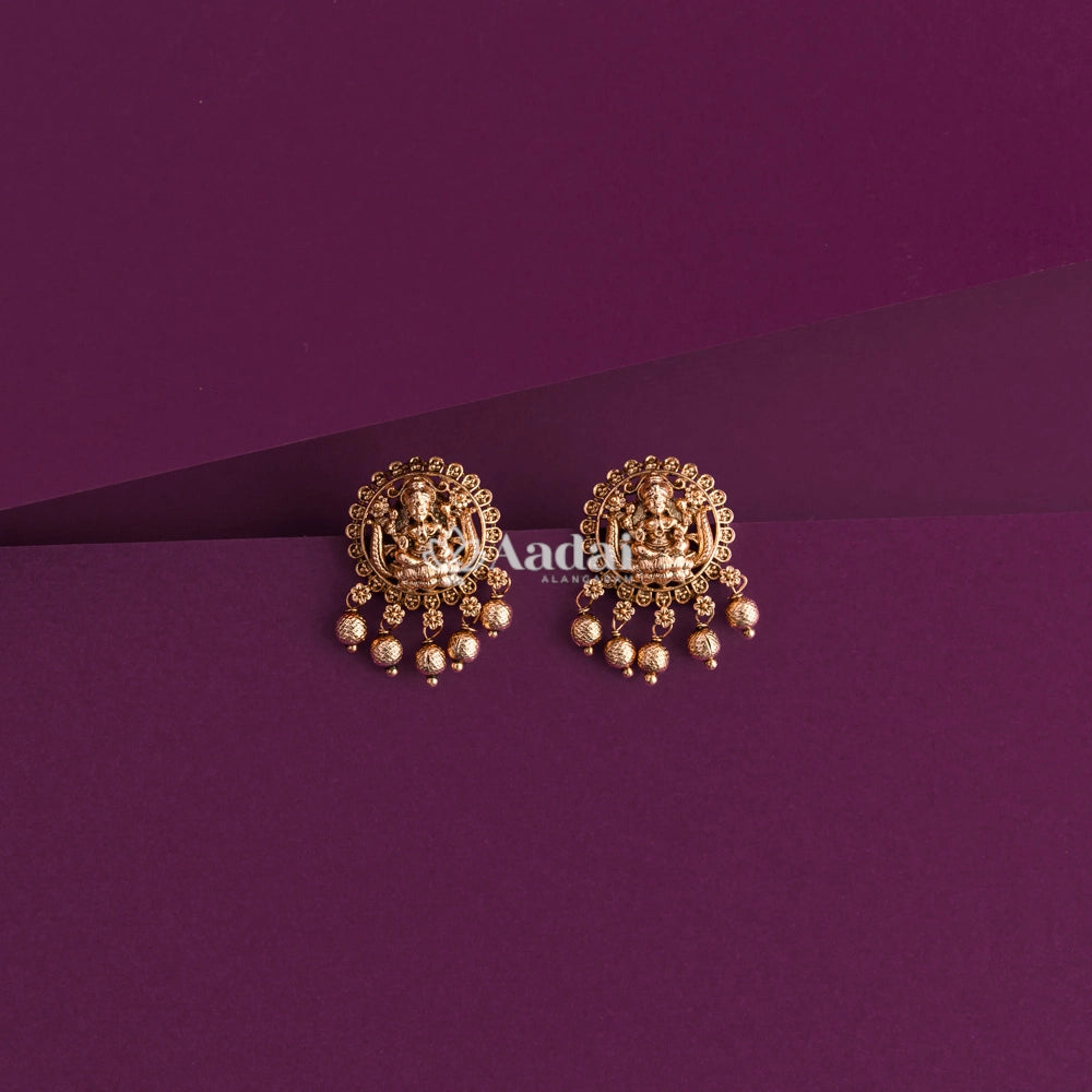 Lakshmi Devi Matte Stud