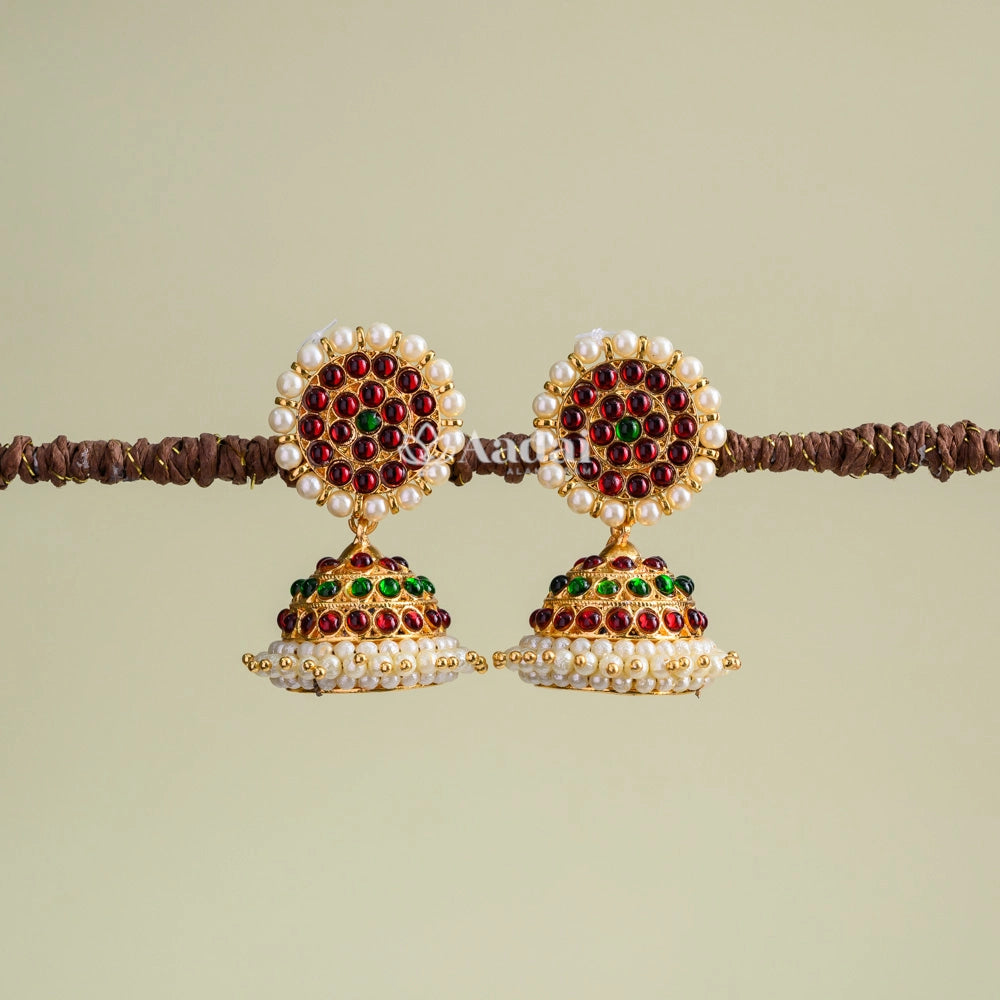 Ruby & Green Kemp Jhumka