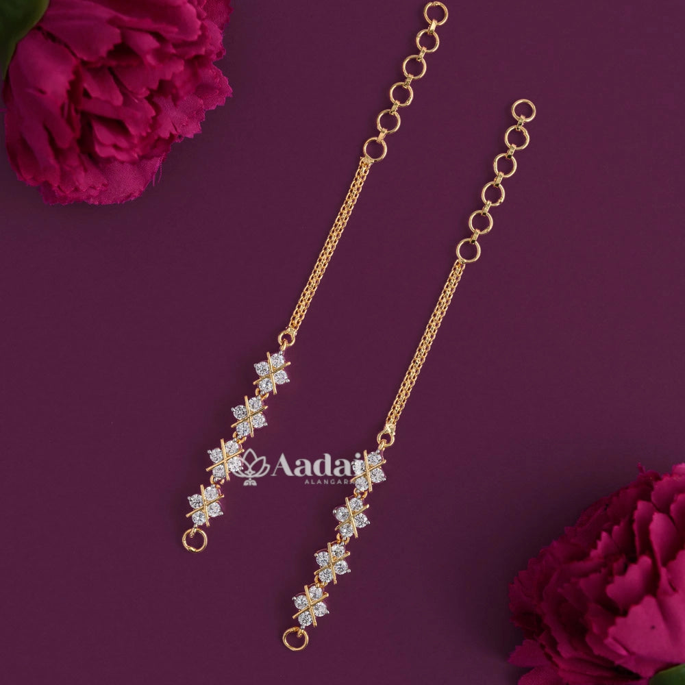 Glittering Classic Ear Chain