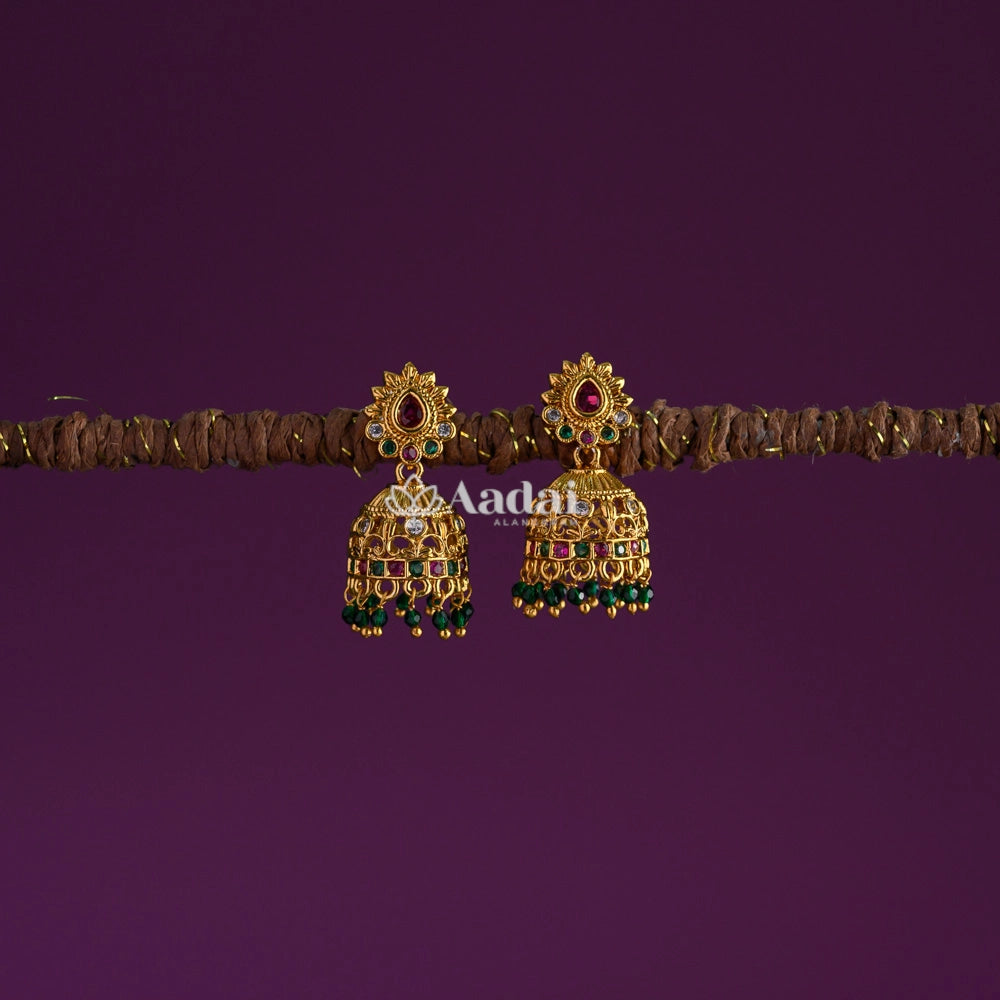 Floral Nakshi Jhumka