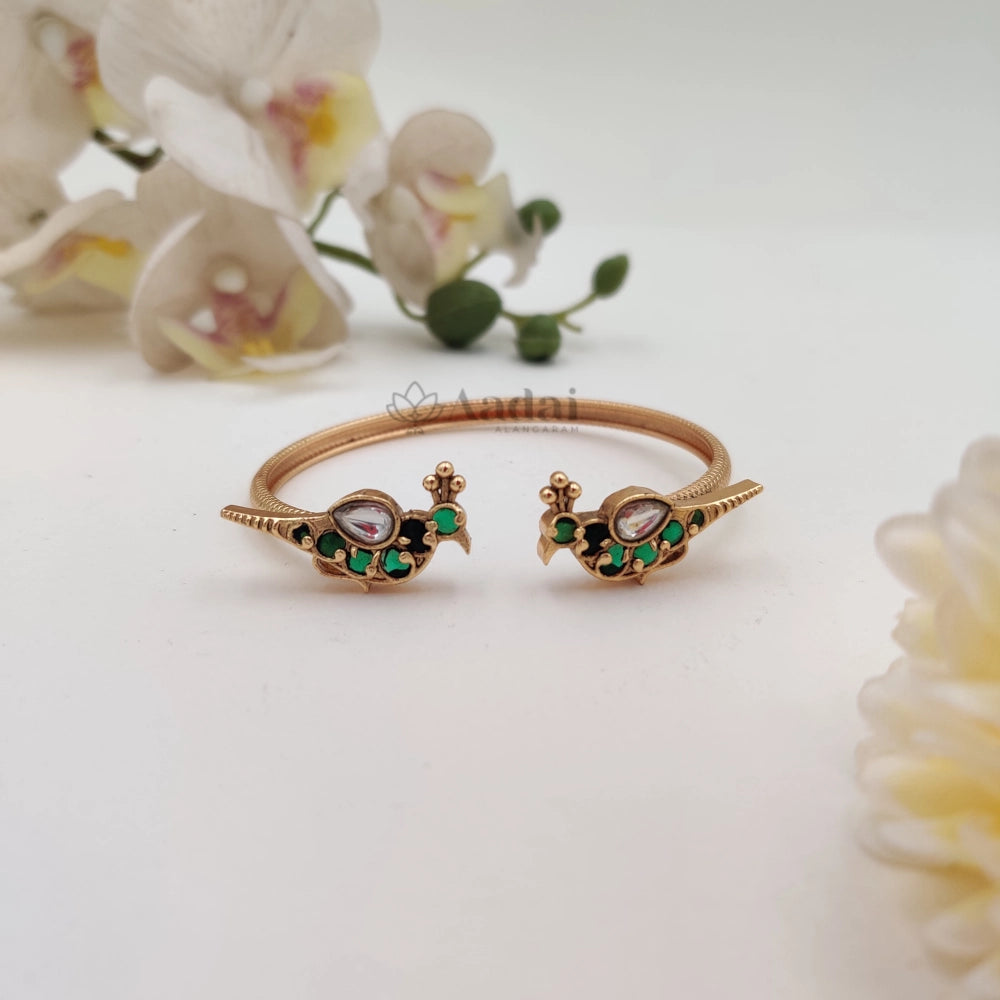 Peacock bracelet - Green