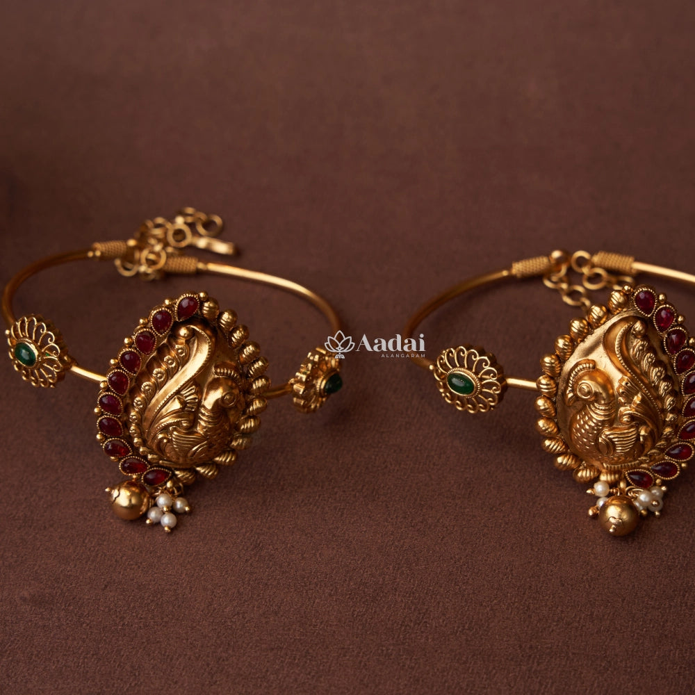 Peacock pendant armlet