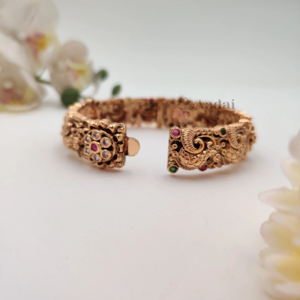 Peacock kada bracelet