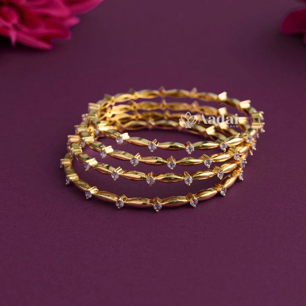 Dazzling Diamond Look Bangle