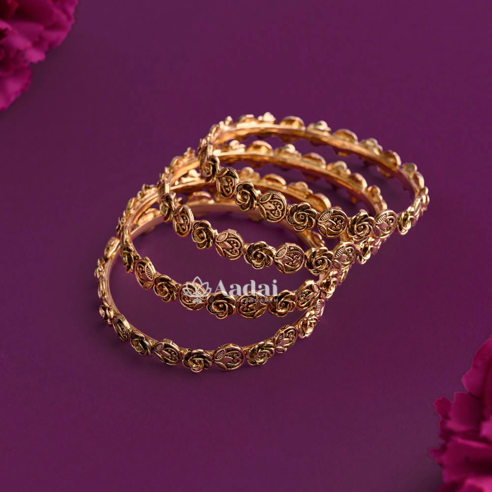 Antique Floral Kids Bangle