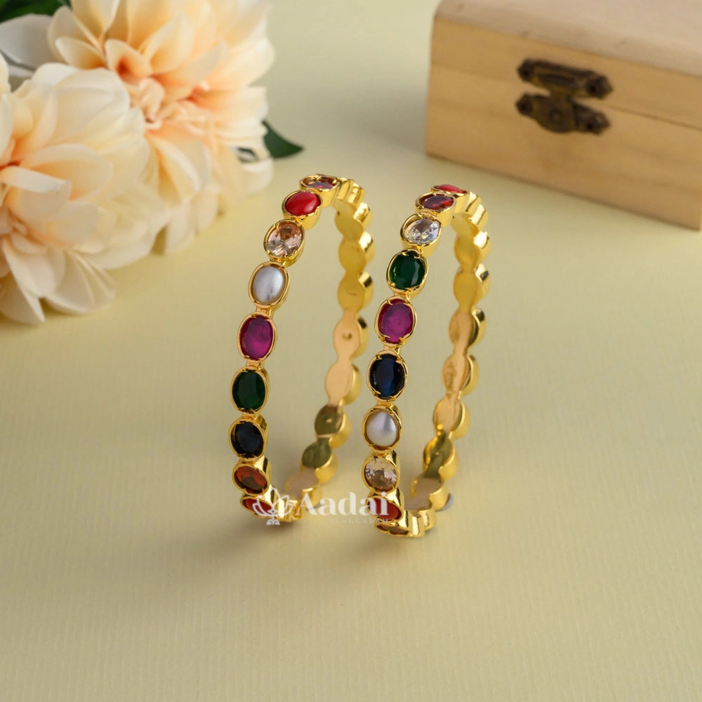 Stunning Premium Navarathna Bangle