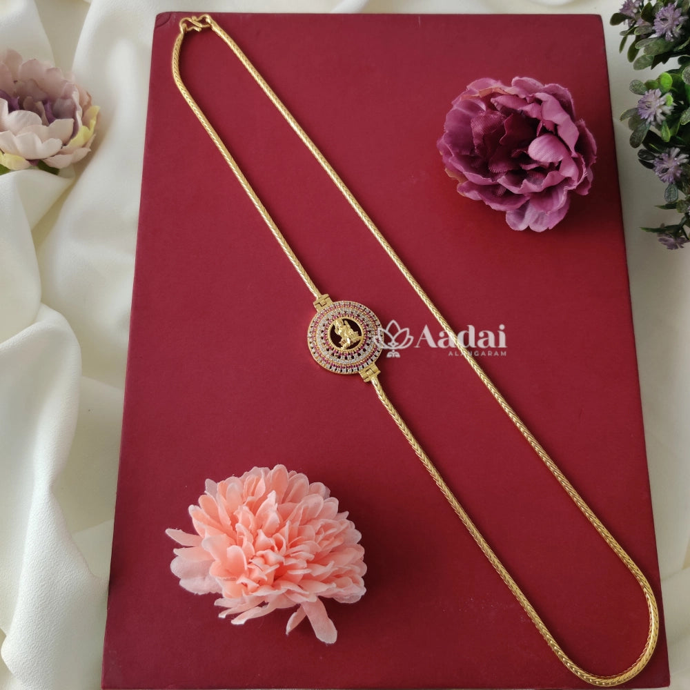 Lakshmi pendant mogappu chain