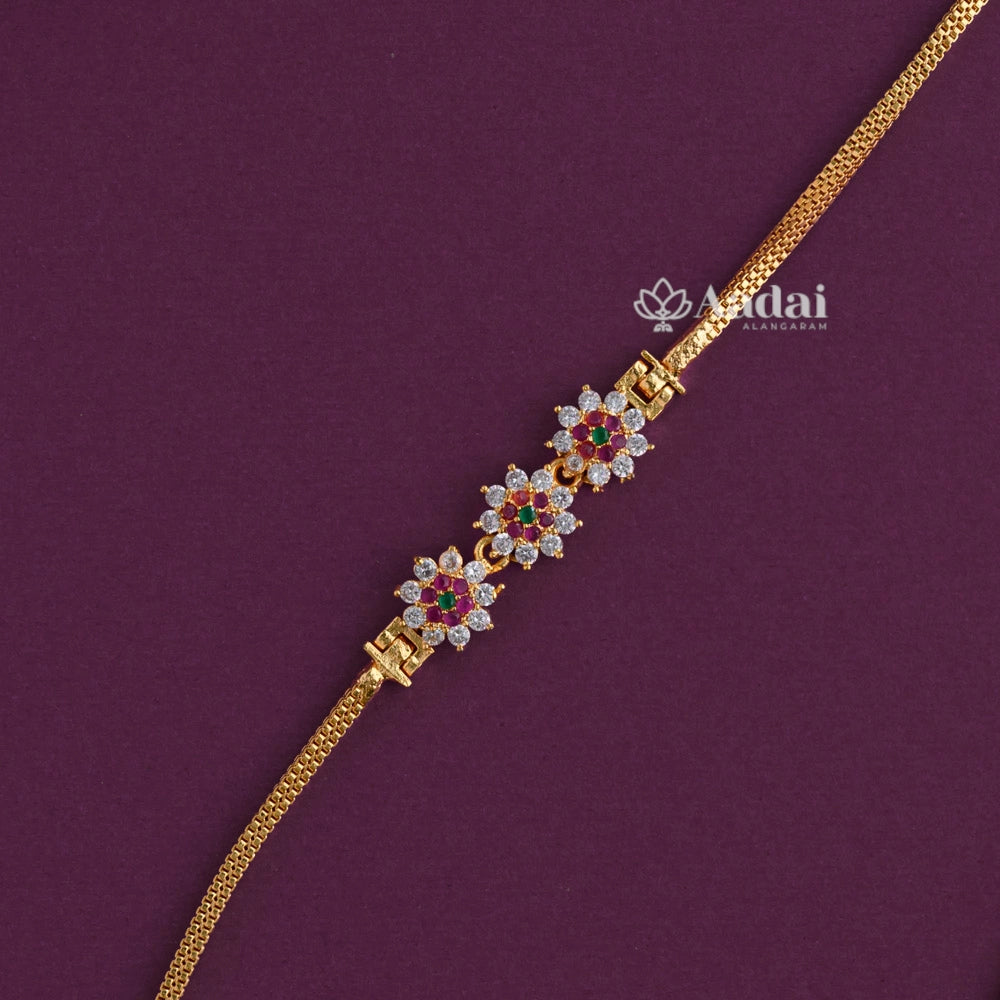 Stylish Floral Mogappu Chain