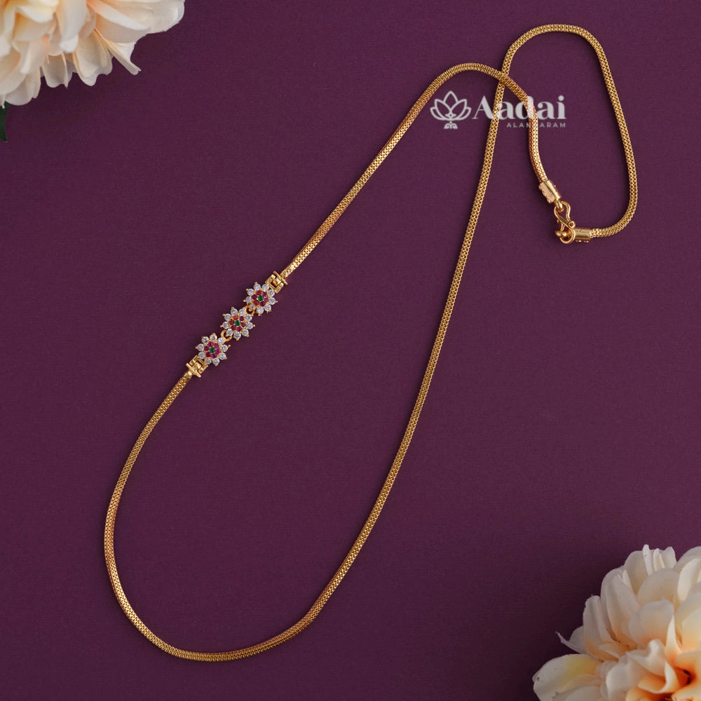 Stylish Floral Mogappu Chain