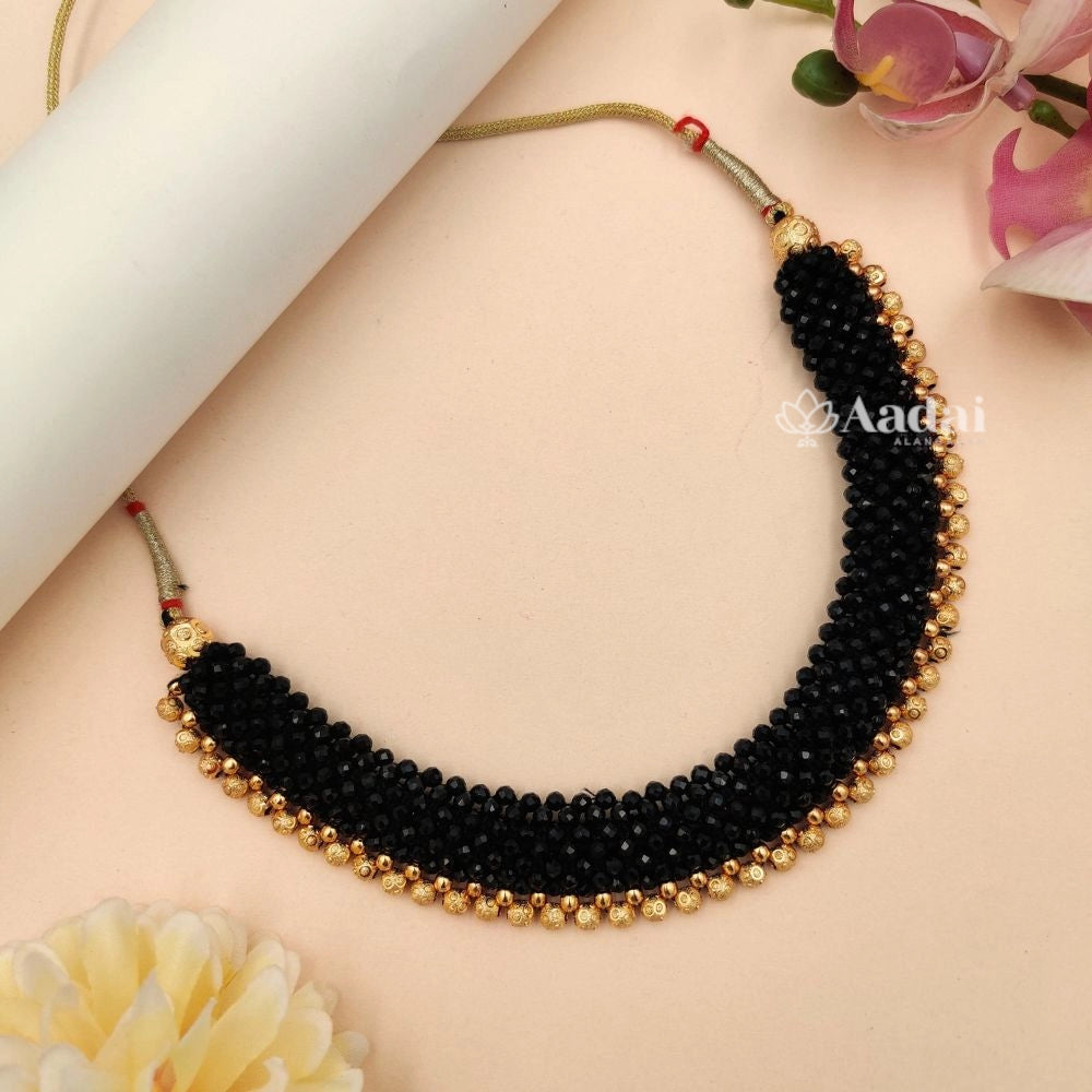 Black Hydro Crystal Necklace