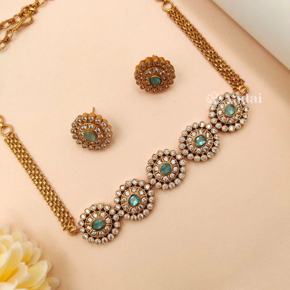 Cute AD Choker - Mint Green