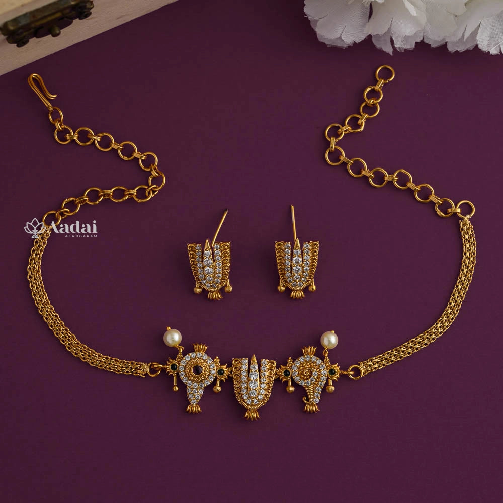 SHANKH CHAKRA NAMAH CHOKER