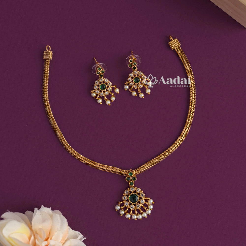 Classic Cute Elegant Attigai - Green