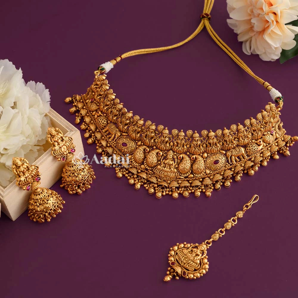 Fancified Lakshmi Choker Combo Set