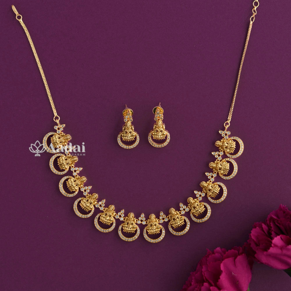 Enchanted Sparkling Lakshmi Necklace