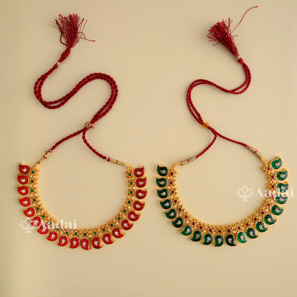 Classic Manga Enamel Necklace