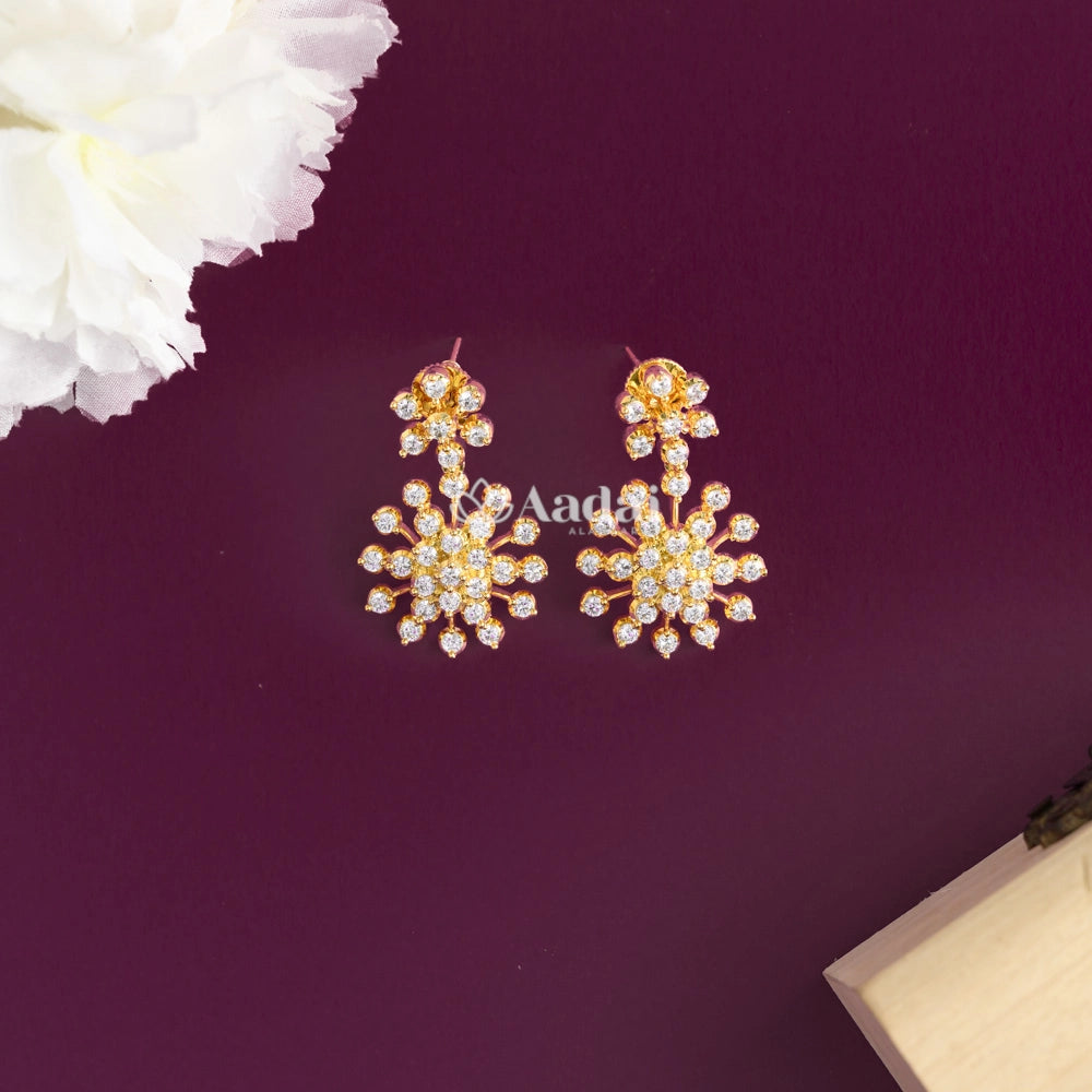 Floral Diamond Replica Necklace