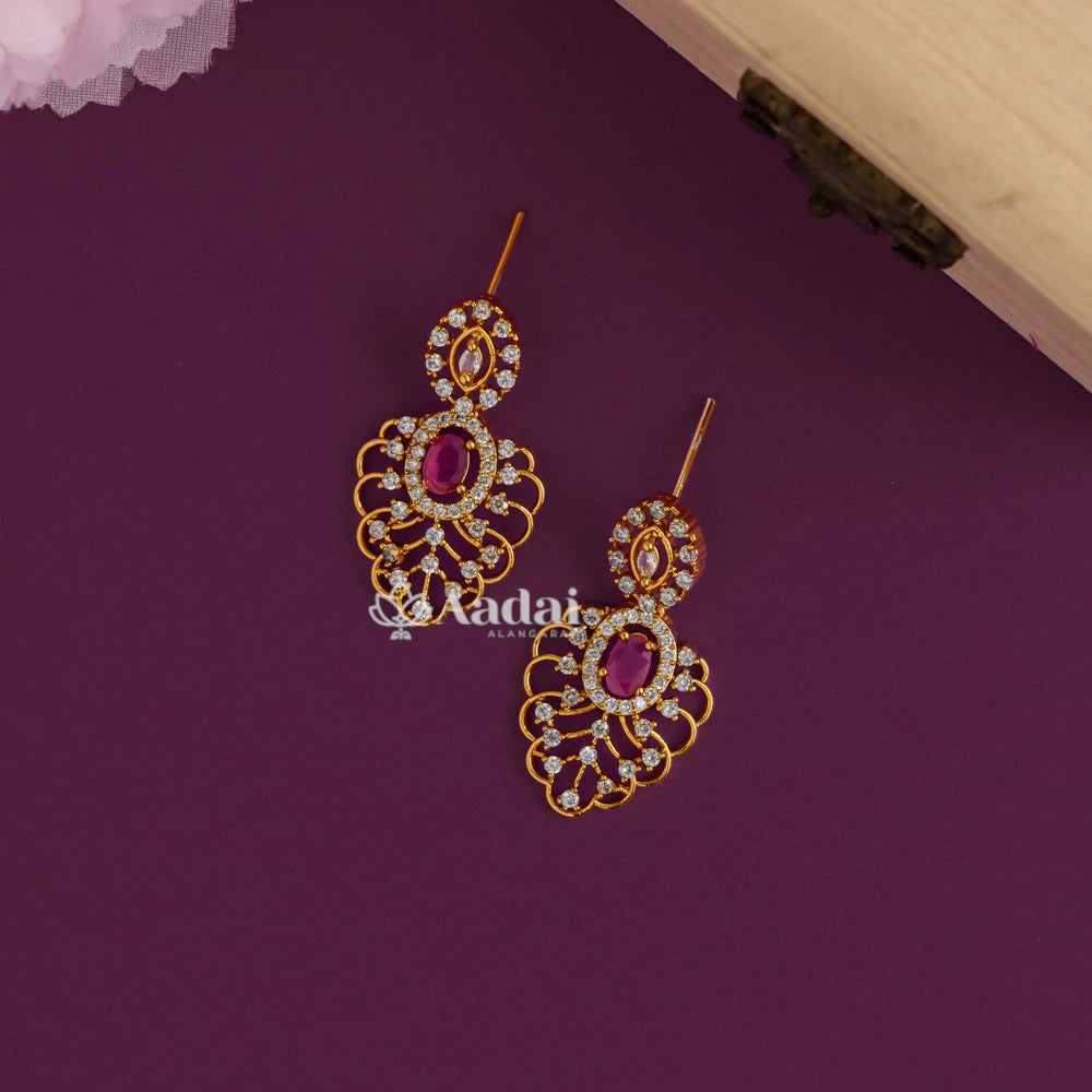 Stunning Kemp AD Necklace Set - Ruby