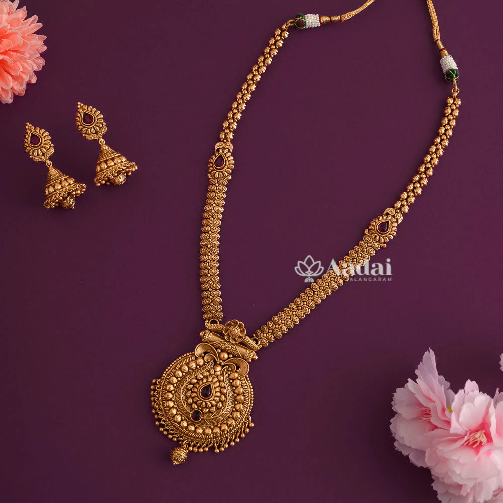 Intricately Designed Non Idol Haram - Ruby