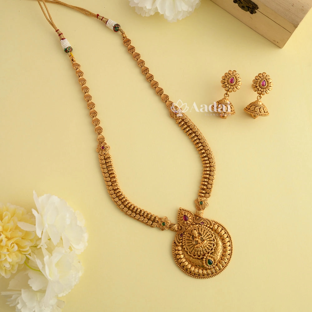 Luxuriant Lakshmi Haram - Multi