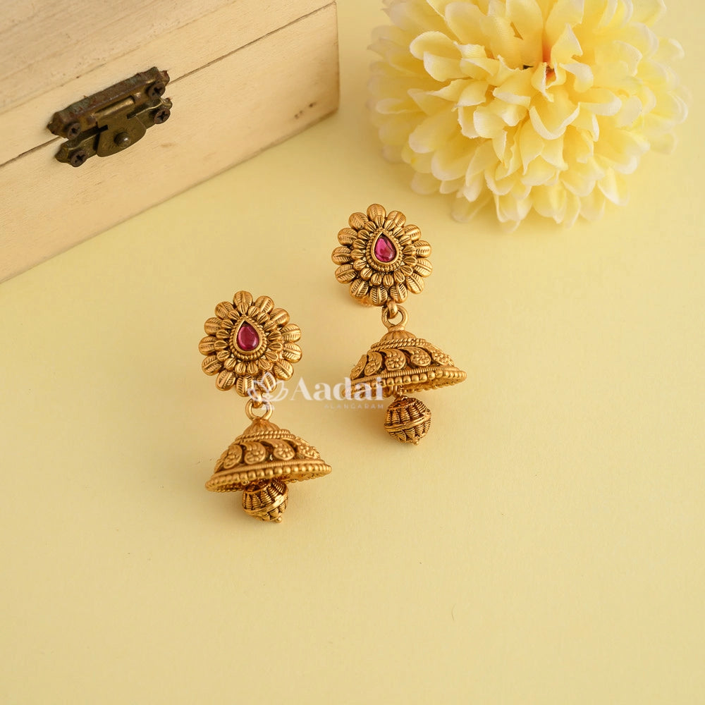 Luxuriant Lakshmi Haram - Ruby
