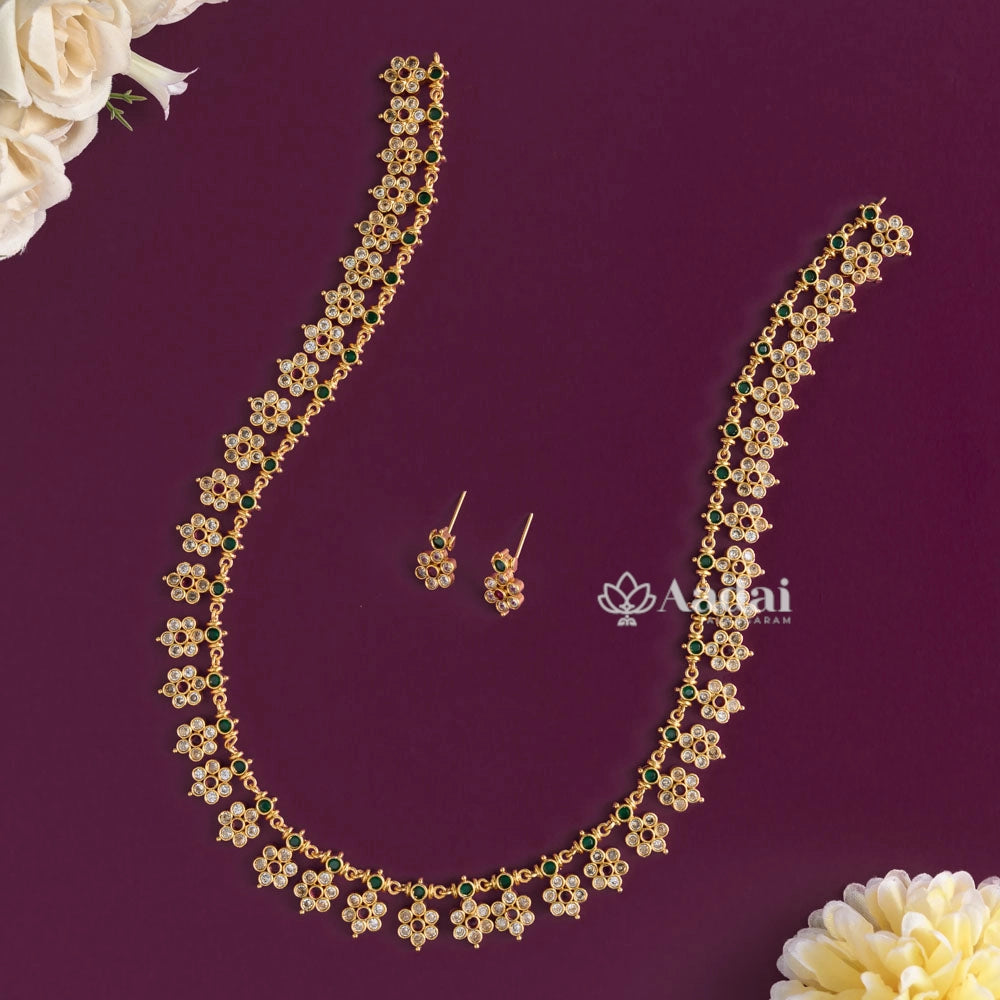 Cute Stone Simple Floral Haram