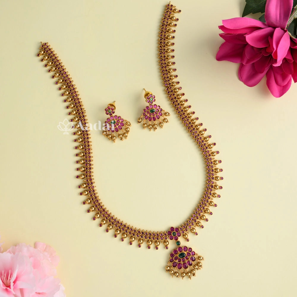 Simple Elegant Kemp Floral Haram