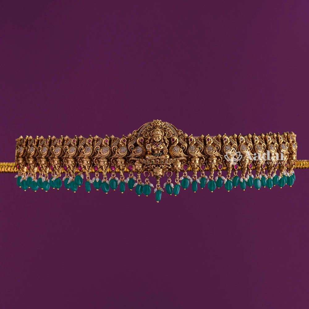 Antique Lakshmi & Peacock Hipbelt