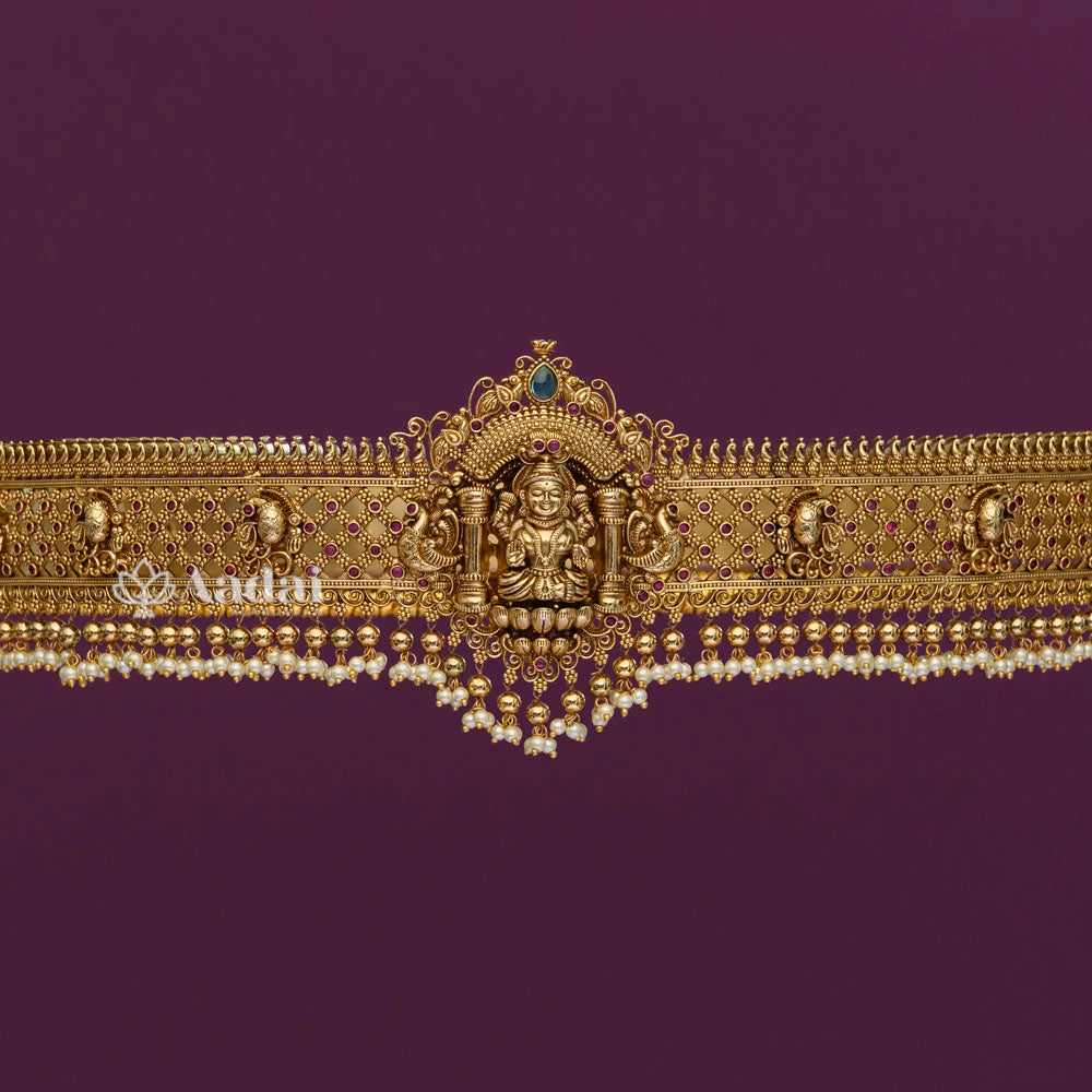 Intricately Designed Lakshmi Devi Hip belt