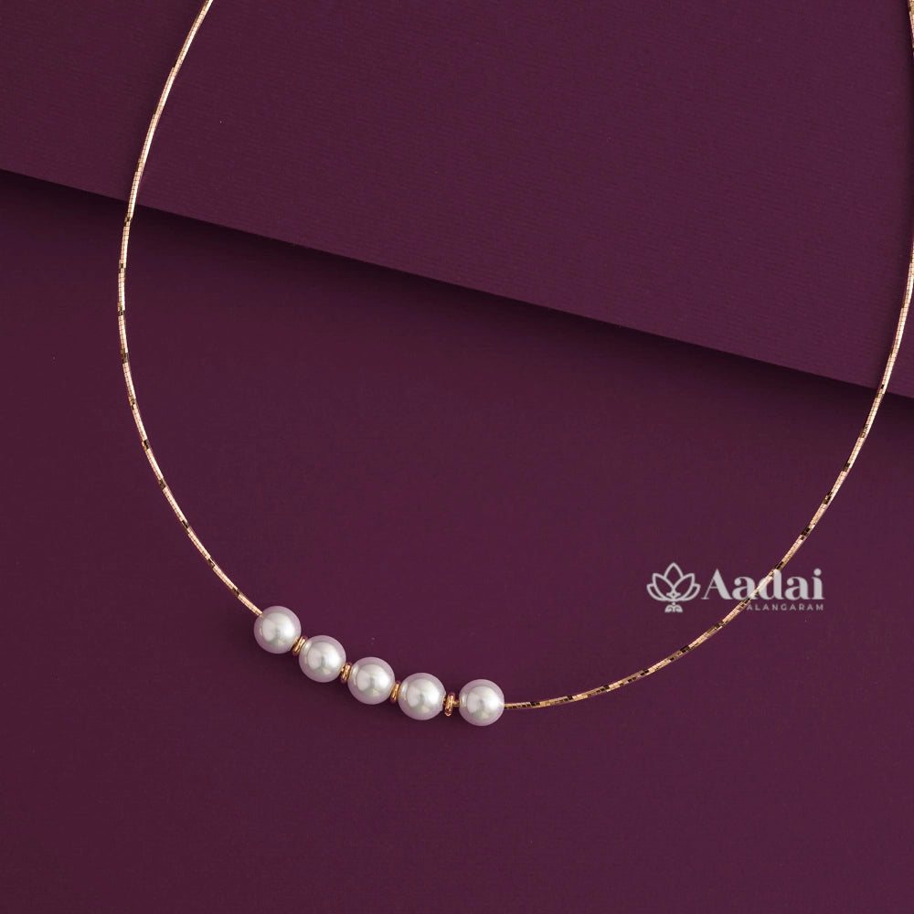 Italian Style Pearl String Necklace