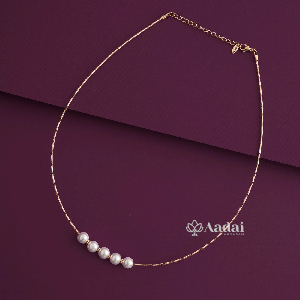 Italian Style Pearl String Necklace