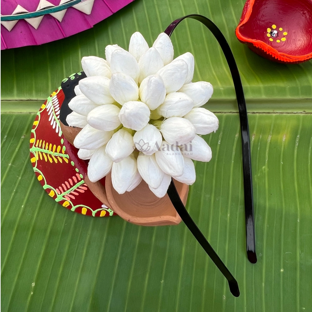 Artificial Jasmine Buds Kids Head Band