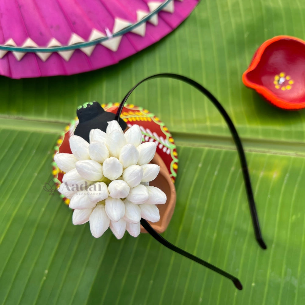 Artificial Jasmine Buds Kids Head Band