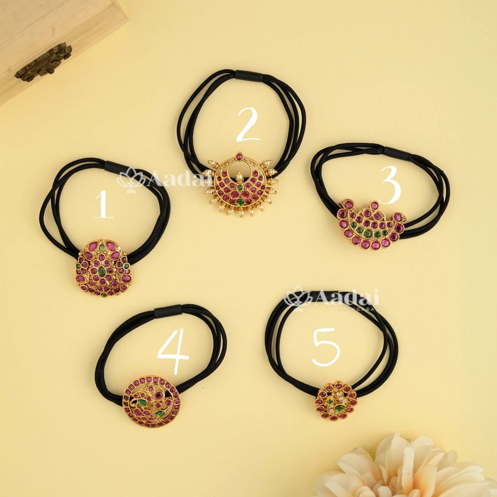 Kemp Pendant Hair Rubber Band - 3