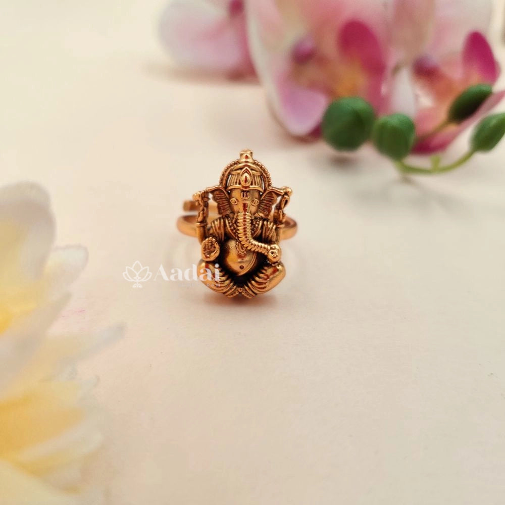 Cute Ganesha Finger Ring