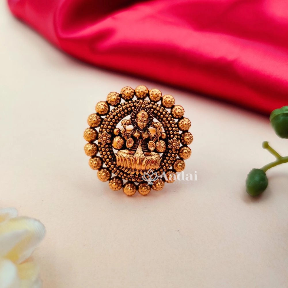 Antique Lakshmi Finger Ring