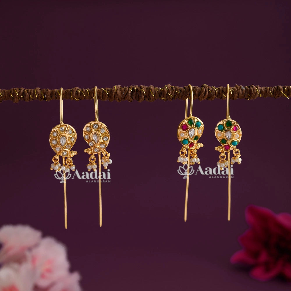 Manga Jadau Kundan Ear cuff