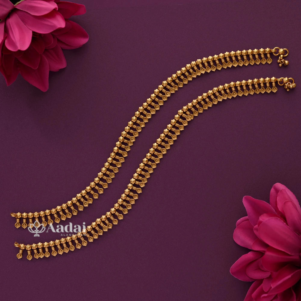 Antique Gold Look Alike Anklet