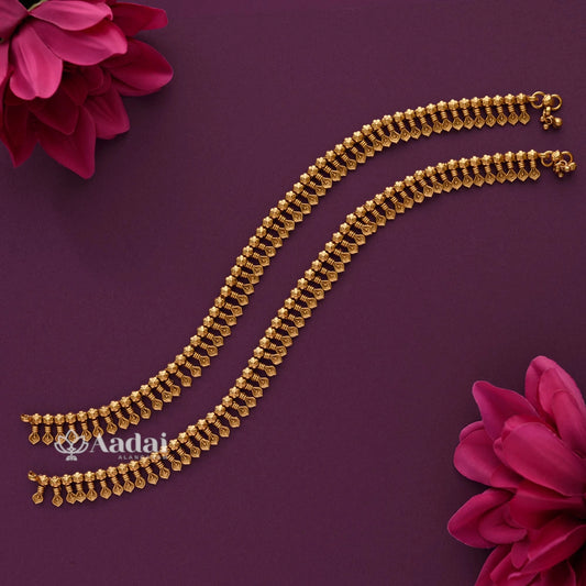 Antique Gold Look Alike Anklet